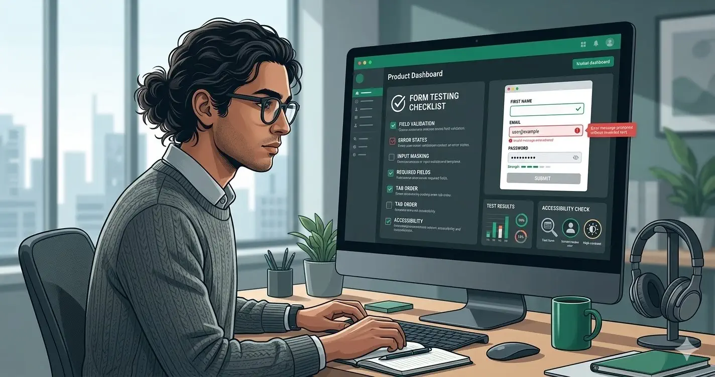 Form testing checklist for modern web apps: release-readiness guide cover image
